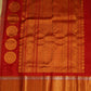 Cream Gadwal Missing Checks  Pure Silk Handloom Saree