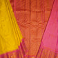 Yellow Gadwal Zari Buti Pure Silk Handloom Saree