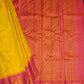 Yellow Gadwal Zari Buti Pure Silk Handloom Saree