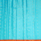 Sky Blue Gadwal Zari Buti Paithani Meenakari Border Pure Silk Handloom Saree