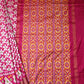 Pink Pochampally Ikkat All Over Pure Silk Handloom Saree