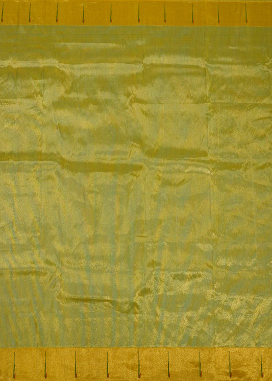 Yellow Paithani Pure Silk Handloom Saree