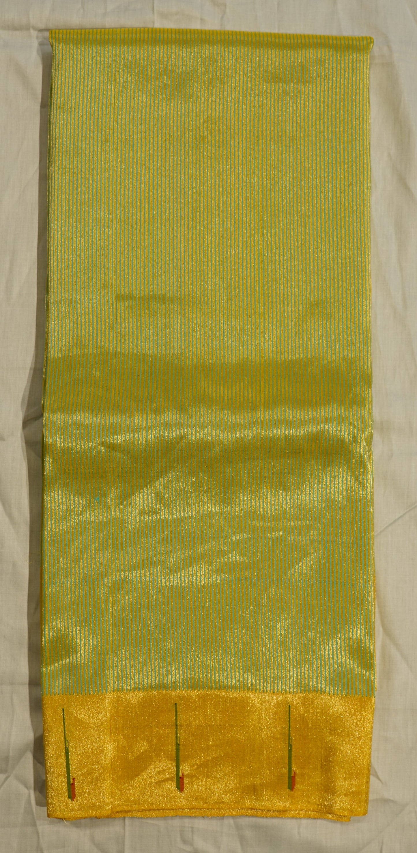 Yellow Paithani Pure Silk Handloom Saree