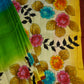 Multi Colour Bengal Tussar Silk Pure Handloom Saree