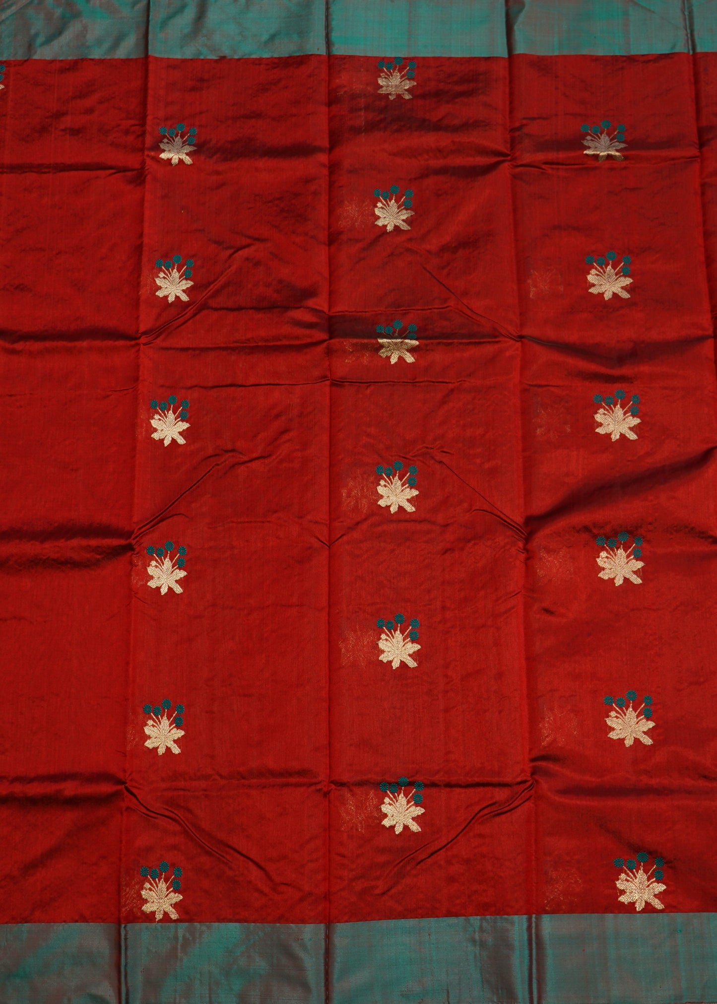 Maroon Chanderi Pure Silk Handloom Saree