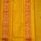 Gold Yellow Chanderi Organza Pure Silk Handloom Saree