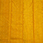 Gold Yellow Chanderi Organza Pure Silk Handloom Saree