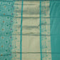 Sky Blue Banaras Katan Tanchio Pure Silk Handloom Saree