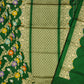 Green Banaras Kanta Kadwa Jagla Zari Meenakari Buti Pure Silk Handoom Saree