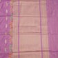 Lavender Banaras Katan all over Pure Silk Handloom Saree