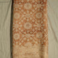 Yellowish Orange Iktara Banaras Silk Handloom Saree