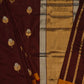 Maroon Banaras Raw Mango Katan Pure Silk Handloom Saree