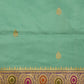 Sea Blue Banaras Iktara Katan all over Pure Silk Handloom Saree