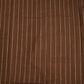 Brown Ponduru Pallu Jamdani  Stripes Pure Cotton Handloom Saree