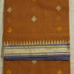 Light Brown Ponduru Pallu Jamdhani Pure Cotton Handloom Saree