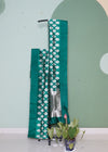 Green Chanderi All Over Jamdani Pure Silk Handloom Saree