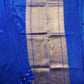 Rama Blue Banaras Iktara  Katan Silk Pure Handloom Saree