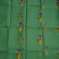 Sea Green Bengal Muslin Jamdani Pure Silk Handloom Saree