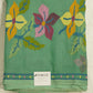 Sea Green Bengal Muslin Jamdani Pure Silk Handloom Saree