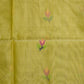 Dark Jade Bengal Muslin Jamdani Pure Silk Handloom Saree