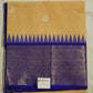 Cream Chanderi Strips Cotton Silk Pure Handloom Saree