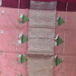 Baby Pink Zari Kota Pure Handloom Saree