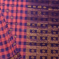 Pink Checks East Godavari Pure Cotton Handloom Saree