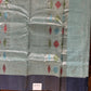 Sea Blue Zari Kota Pure Handloom Saree