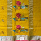 Yellow Zari Kota Pure Handloom Saree