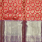 Orange Kanchi All Over Zari Pure Silk Handloom Saree