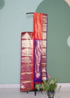 Orange Kanchi All Over Zari Pure Silk Handloom Saree