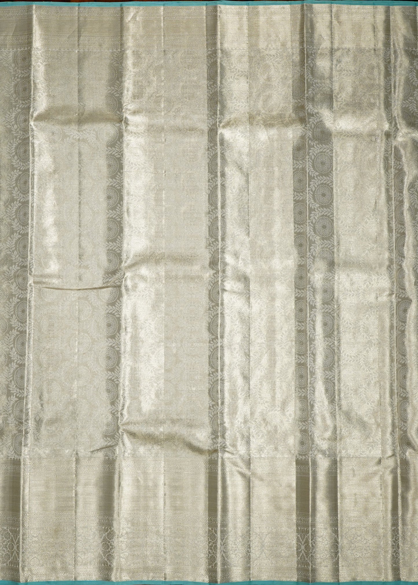 Silver Kanchi Special Brokut Pure Silk Handloom Saree