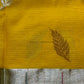 Yellow Zari Kota Pure Handloom Saree