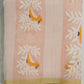 Light Apricot Bengal Bird Jamdhani Buti Pure Silk Handloom saree