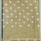 Green Tussar Hand Block Print Pure Handloom Saree