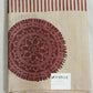 Cream Tussar Hand Block Print Pure Handloom Saree