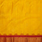Yellow Gadwal Zari Buti Pure Silk Saree