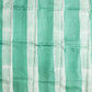 Green Tussar Hand Block Print Pure Handloom Saree