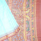 Sea Blue Orissa Dongria Pure Silk Handloom Saree