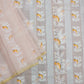 Light Apricot Bengal Bird Jamdhani Buti Pure Silk Handloom saree
