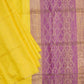 Yellow Bengal Mutka Pure Silk Handloom saree