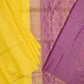 Yellow Bengal Mutka Pure Silk Handloom saree