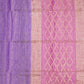 Violet Bengal Mutka Pure Silk Handloom Saree