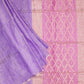 Violet Bengal Mutka Pure Silk Handloom Saree