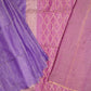 Violet Bengal Mutka Pure Silk Handloom Saree