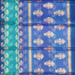 Rama Blue Banaras Rangkaat Kora Pure Silk Handloom Saree