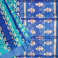 Rama Blue Banaras Rangkaat Kora Pure Silk Handloom Saree