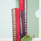 Red Gadwal Checks Zari Buti Pure Silk Saree