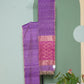 Violet Bengal Mutka Pure Silk Handloom Saree