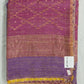 Violet Bengal Mutka Pure Silk Handloom Saree